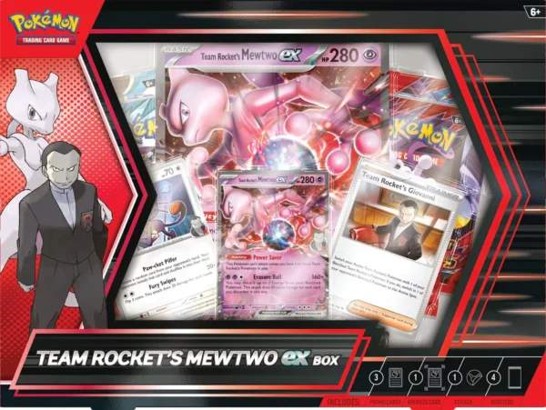 Team Rocket's Mewtwo EX box (6 = case)