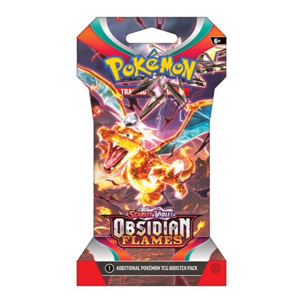 Obsidian Flames Sleeved Boosterpack