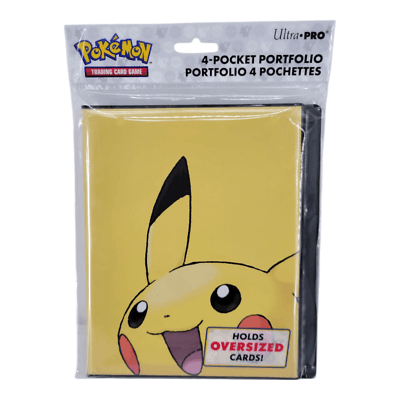 4-pocket UltraPro Oversized Portfolio Pikachu